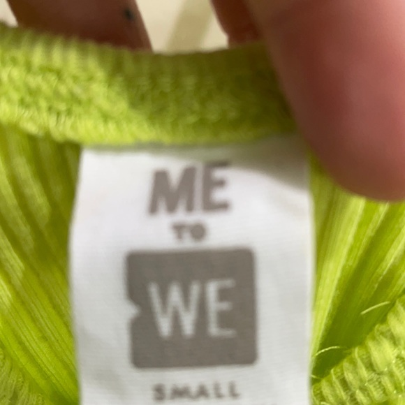 Me to We pacsun green cutout bodysuit size small - Picture 5 of 5